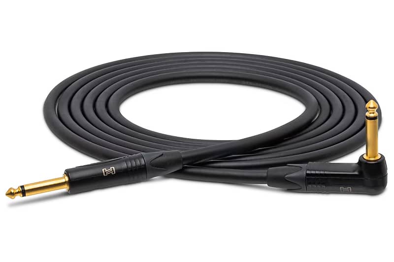Hosa 20 Foot Straight to Right Angled Edge Guitar Cable! Reverb UK