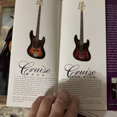 Hamer Catalog 1996 Standard artist Archtop eclipse 12 string special mirage Duo Tone. P-90 T 51 vintage S Daytona Californian chaparral bass Cruise bass slammer image 15