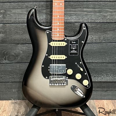 Fender Player Plus Stratocaster HSS Silverburst MIM Electric Guitar for sale