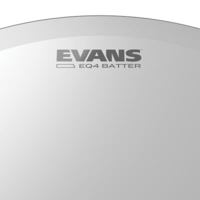 Evans EQ4 Frosted Bass Drum Head, 24 Inch image 2