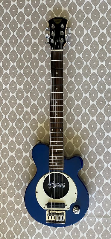 Pignose Travel Guitar - Blue | Reverb Pignose Travel Guitar - Blue | Reverb