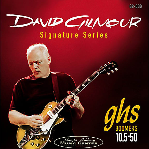 GHS David Gilmour Signature Red Boomers Electric Guitar Strings for Gibson Guitars10.5-50 image 1