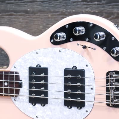 Ernie Ball Music Man StingRay Special HH Pueblo Pink 4-String Electric Bass w/Case image 7