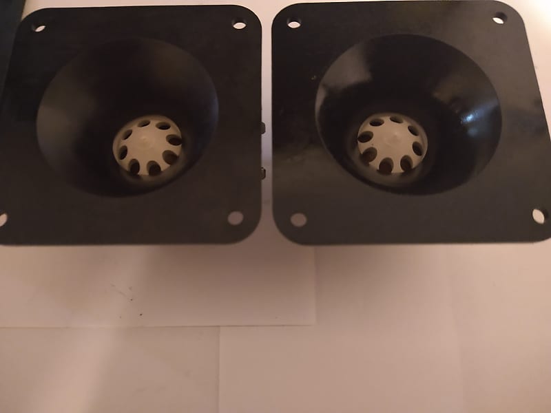 Vintage Speaker Parts Horn Tweeters 1984 1994 Black Reverb