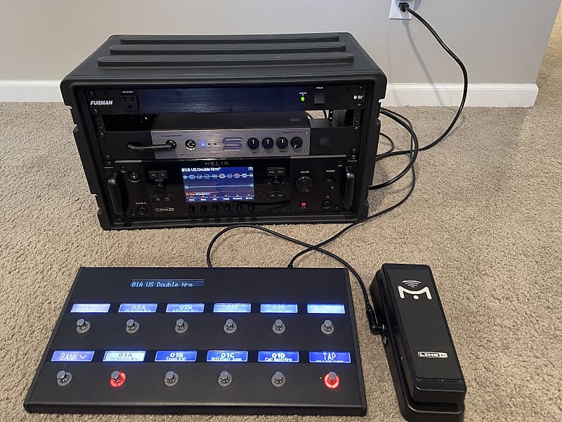 Line 6 Helix Rack Guitar Amp Modeler with Controller, Seymour