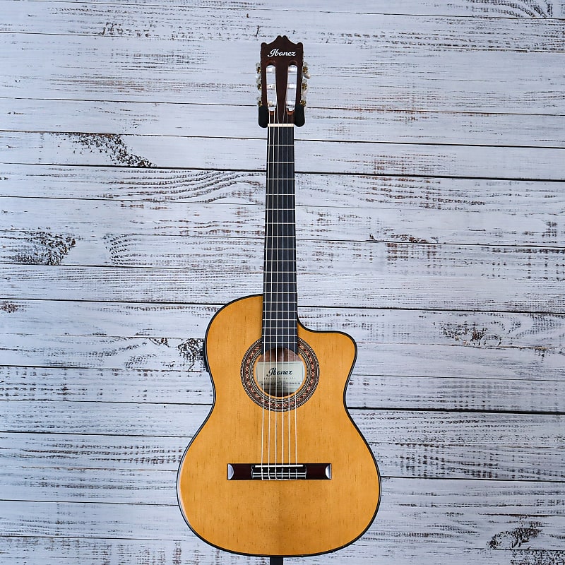 Ibanez GA5TCE3Q Classic Acoustic Guitar | Amber High Gloss image 1