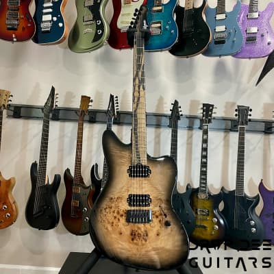 Balaguer DDG Exclusive Select Series Growler Electric Guitar w/ Bag-See-Thru Two-Tone Black Edge Burst image 2