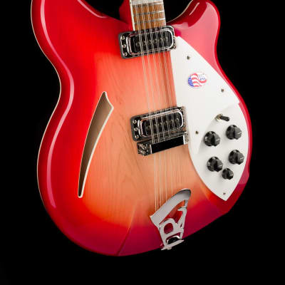 Rickenbacker 360/12 Fireglo Semi Hollow 12-String Electric Guitar with Case image 9