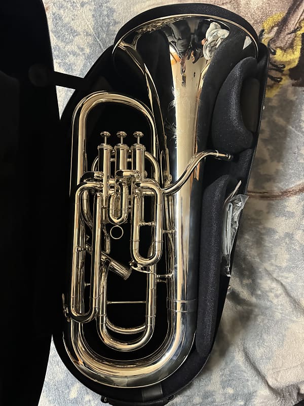 S.E. Shires Q40S Compensating Silver Plated Euphonium Reverb