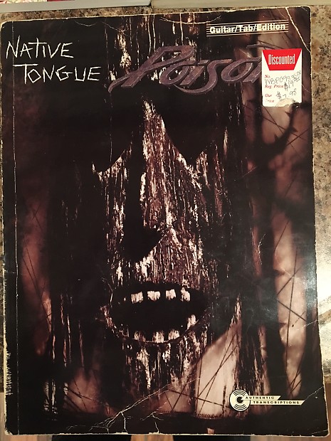 Poison - Native Tongue - Guitar tab / tablature Book Richie