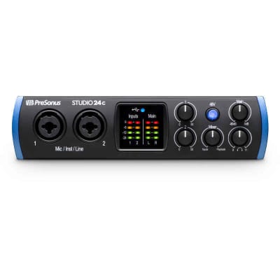 PreSonus Studio 24C USB-C Audio/MIDI Interface image 1