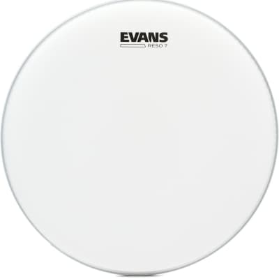 Evans EC2S Clear Drumhead - 14 inch  Bundle with Evans Reso 7 Coated Resonant Drumhead - 14 inch image 2
