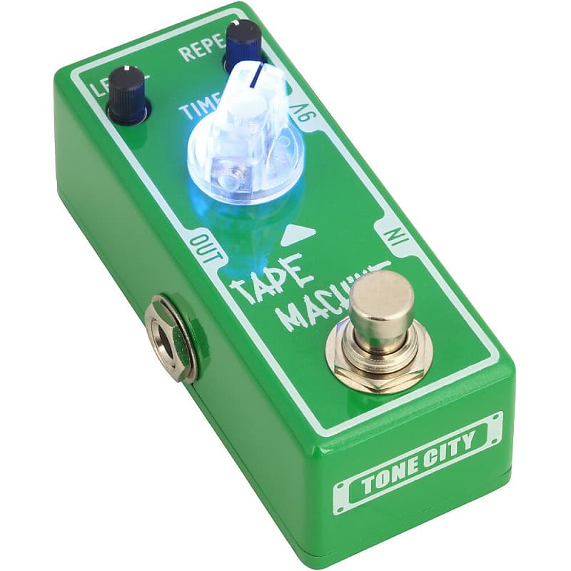 Tone City Tape Machine Delay Effect Pedal Reverb