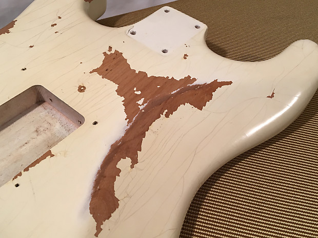 Relic USA Fender Licensed Warmoth Vintage White Nitro 57 62