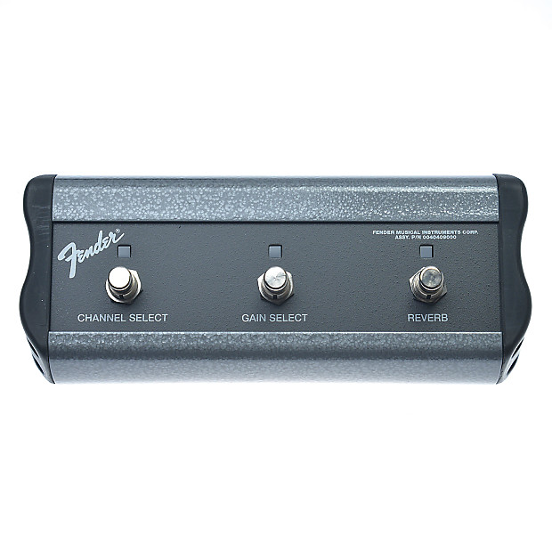 Fender 099-4064-000 3-Button Channel/Gain/Reverb Footswitch with 1/4" Jack image 1