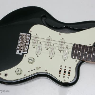 Italia Imola Semi Hollow guitar , MIK w/ original Gigbag - 6 pickups, Ampeg inspired image 2