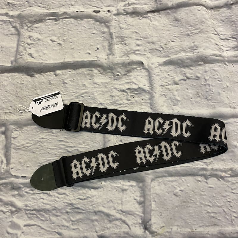 Perri's Leathers AC/DC Logo Cloth Guitar Strap | Reverb