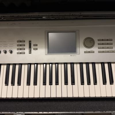 Korg Triton 61-Key 62-Voice Polyphonic Workstation 1999 - 2000 - Silver