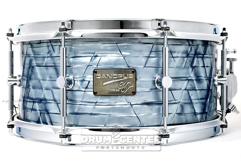 Canopus Neo Vintage M2 Snare Drum 14x6.5 Sky Blue Pearl | Reverb