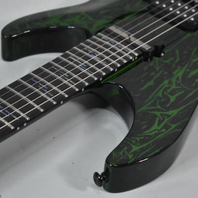 Schecter Guitar Research C-1 FR-S Toxic Venom Finish 6-String Electric Guitar image 5