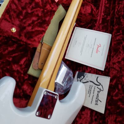 Fender American Original '50s Stratocaster with Maple Fretboard 2018 - 2022 - White Blonde image 19