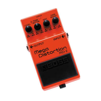 Boss MD-2 Mega Distortion Battery and Adapter Powered Tone Control Pedal image 3