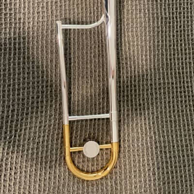 King 2B SGX 2023 Tenor Trombone - Sterling Silver and 24K Gold Bell and Trim image 3