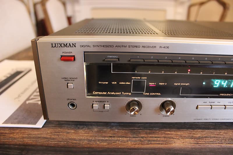 Luxman R-406 Receiver with Remote Control