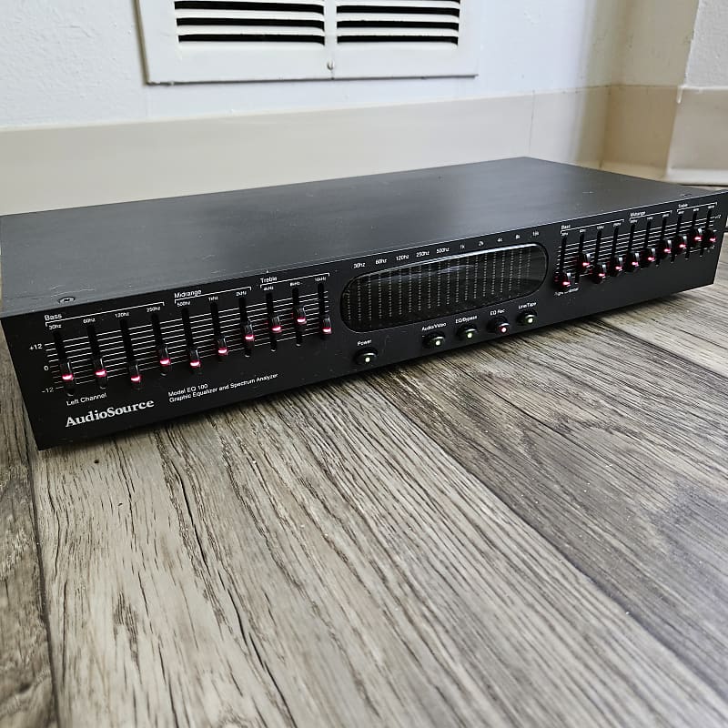 Audiosource EQ100 Stereo Graphic Equalizer w/ Spectrum Reverb