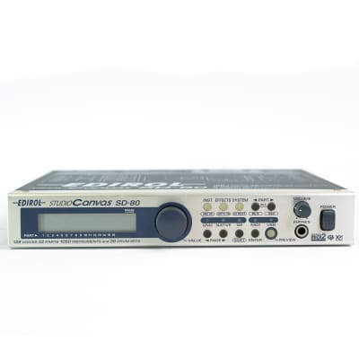Roland Edirol Studio Canvas SD-80 USB MIDI Sound Module and 