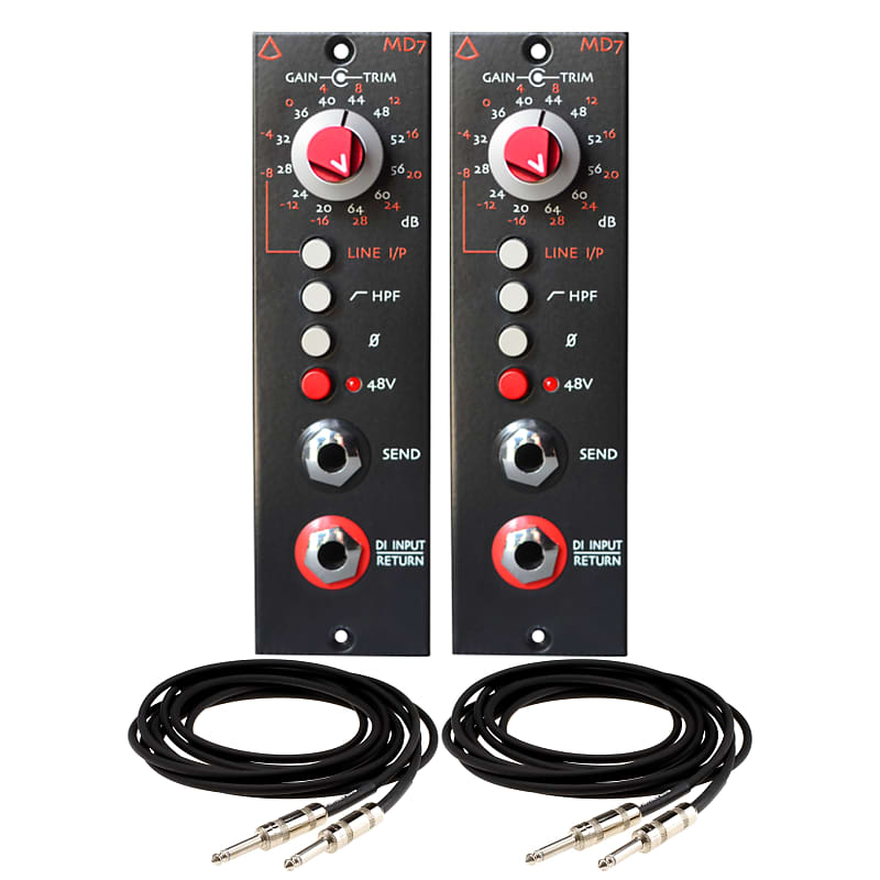 New Avedis Audio MD-7 Stereo Pair 500-Series Mic/Line Preamp Module - MD7  Microphone Preamplifier