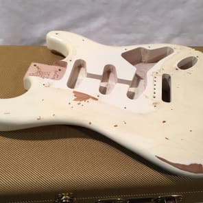Relic USA Fender Licensed Warmoth Vintage White Nitro 57 62