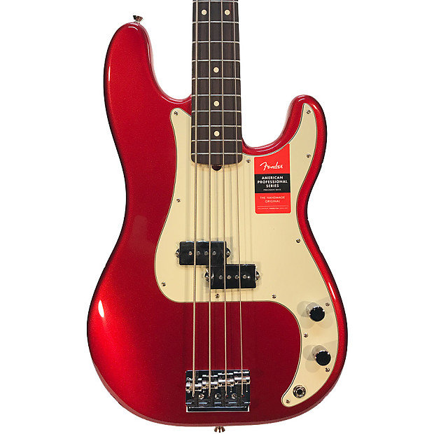 Fender American Professional Precision Bass Candy Apple Red
