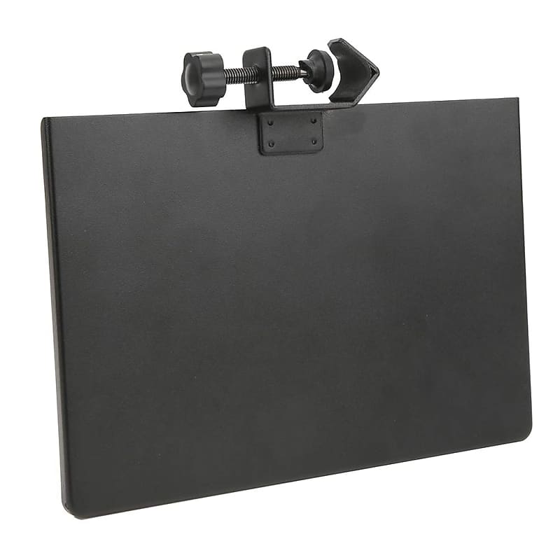 Microphone Stand ClampOn Utility Shelf Metal ClampOn Rack Reverb