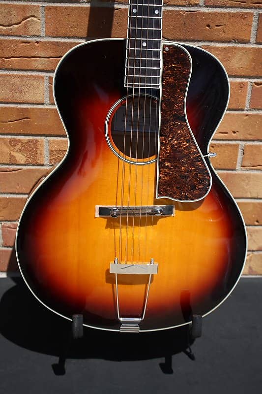 The Loar LH400 Round Hole Archtop Acoustic Guitar Reverb