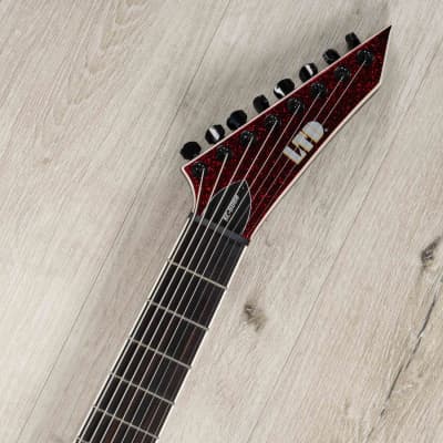 ESP LTD SC-608 Stephen Carpenter Baritone 8-String Guitar, Red Sparkle image 8