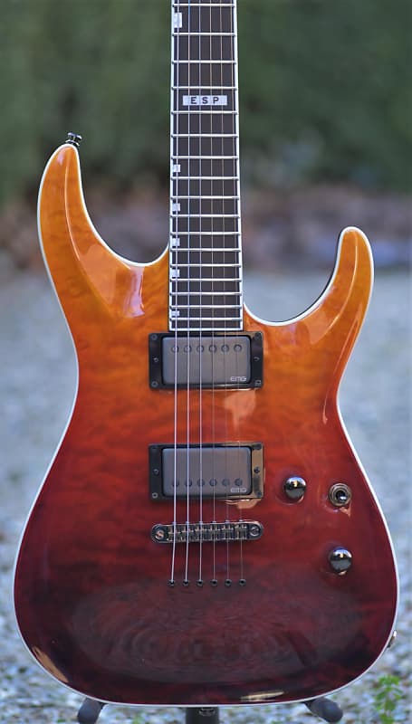 ESP E-II Horizon NT-II - Tiger Eye Amber Fade | Reverb Greece