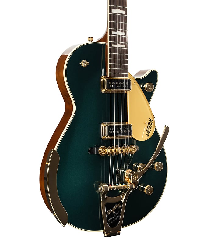 Gretsch G6128T-57 Vintage Select ’57 Duo Jet with Bigsby, TV Jones - Cadillac Green image 1