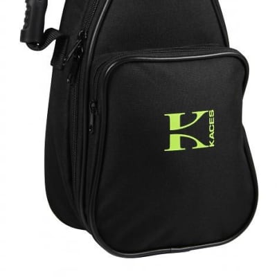 Kaces Polyfoam Soprano Ukulele Bag w/ Handle, 600D Exterior Nylon Cover, KUKS-3 image 1