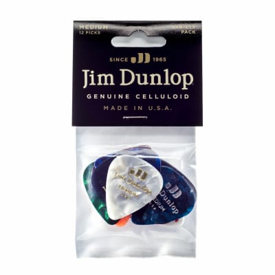 Dunlop Celluloid Medium Variety Pick Pack