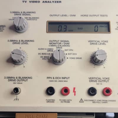 Sencore TVA92/VG01 combo w/ all leads 1990s video analyzer/generator//excellent condition NM image 20