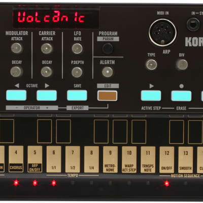 Korg Volca Mix 4-channel Analog Performance Mixer  Bundle with Korg Volca FM Synthesizer with Sequencer image 2