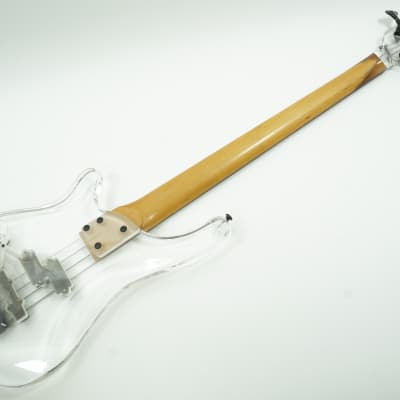 [SALE Ends Apr 24] BARCLAY ACRYLIC BASS CLEAR CRYSTAL BODY Electric Bass Guitar image 8