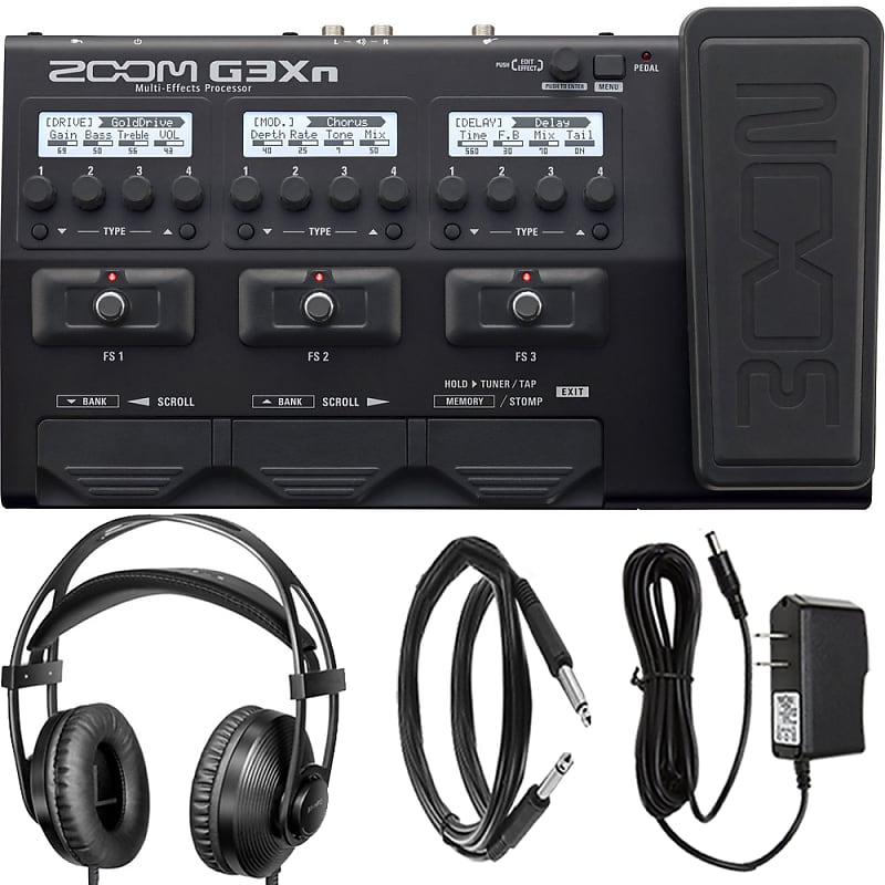 Zoom G3Xn Multi-Effects Processor with Built In Expression Pedal +