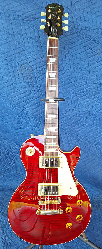 Epiphone Les Paul Std. 2000 - Wine Red with Gibson Hard Case image 1