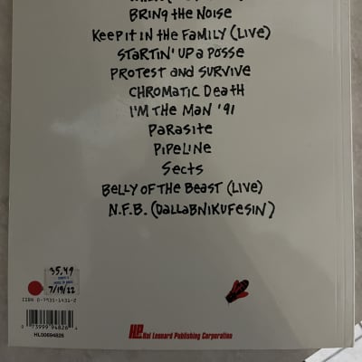 Anthrax - Attack of the Killer B's - Guitar Tab / Tablature Book image 2