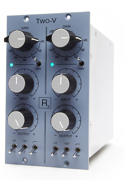 Rascal Audio Two-V 2-Channel 500 Series Mic Preamp Module image 2