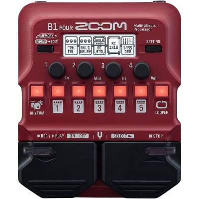 Zoom B1 FOUR Bass Multi-Effects Processor for sale