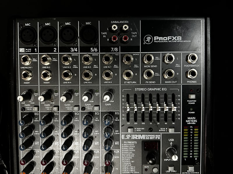 Mackie ProFX8v2 8-Channel Effects Mixer | Reverb