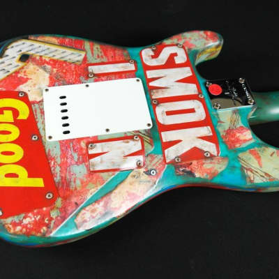 Fender Custom Shop Masterbuilt SMOKIN' GOOD STRAT Artwork Stratocaster by Dave Newman image 14